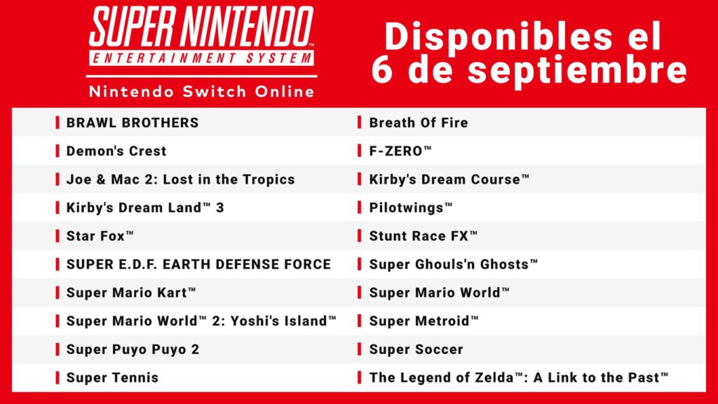 Super Nintendo por fin llega Switch Online 4 super nes switch online