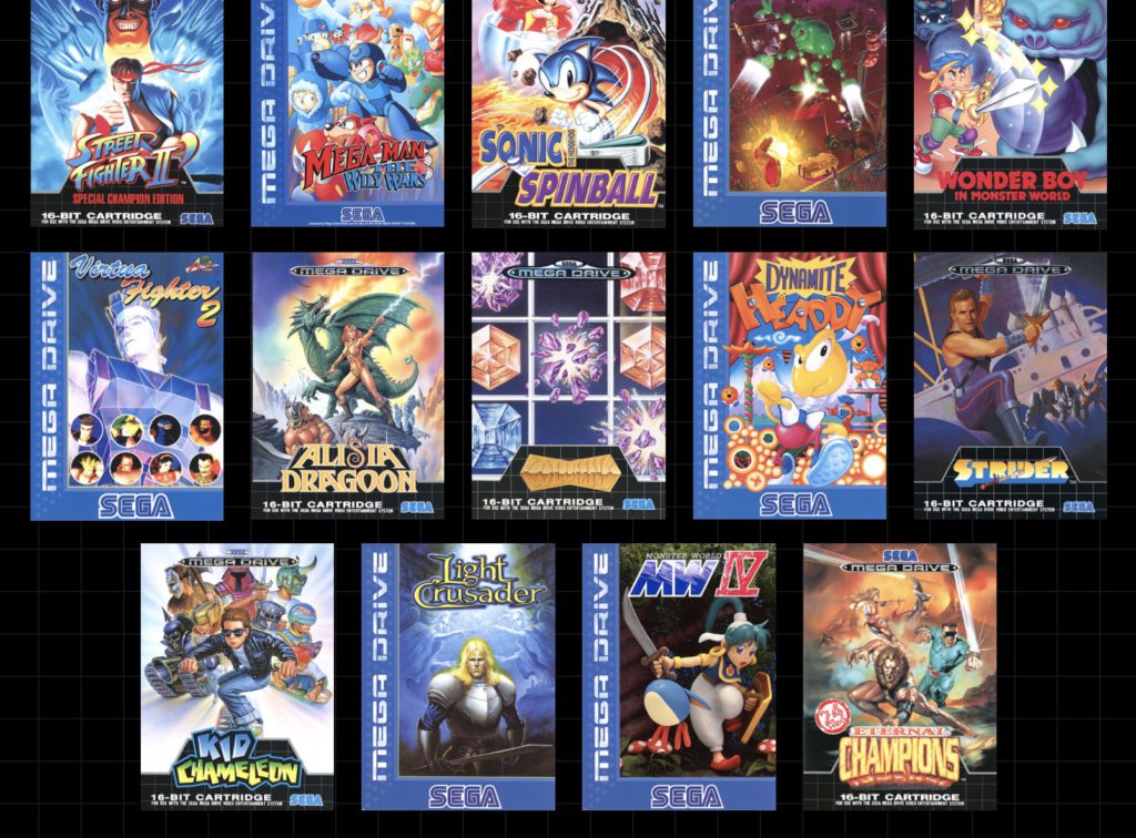 Darius y Tetris completan los 42 juegos de la esperada Mega Drive Mini 3 mega drive mini titulos