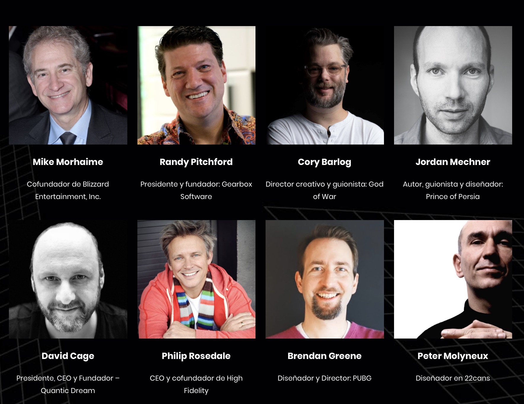 Ponentes Gamelab 2019
