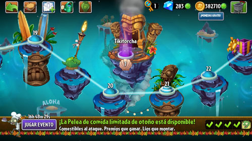 En Plants VS Zombies 2 también se celebra el Día de Acción de Gracias 6 FIESTA PIÑATA