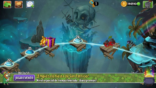 Nuevo final boss y St Patrick's day para Plants Vs Zombies 2 3 Fiesta San Patricio Zombie