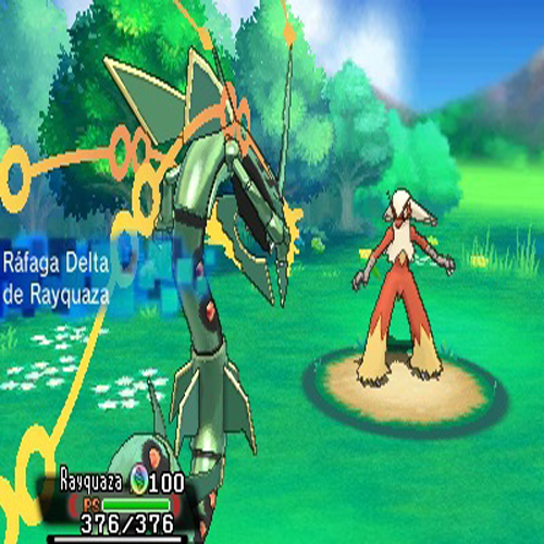 Mega Rayquaza Rayquaza puede megaevolucionar en Pokémon Rubí Omega y Zafiro Alfa