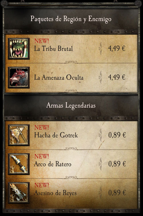 Warhammer Quest recibe una nueva DLC a unos precios algo abusivos 7 Nueva región app Warhammer Quest