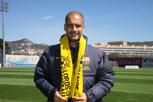 Pep Guardiola lords of football