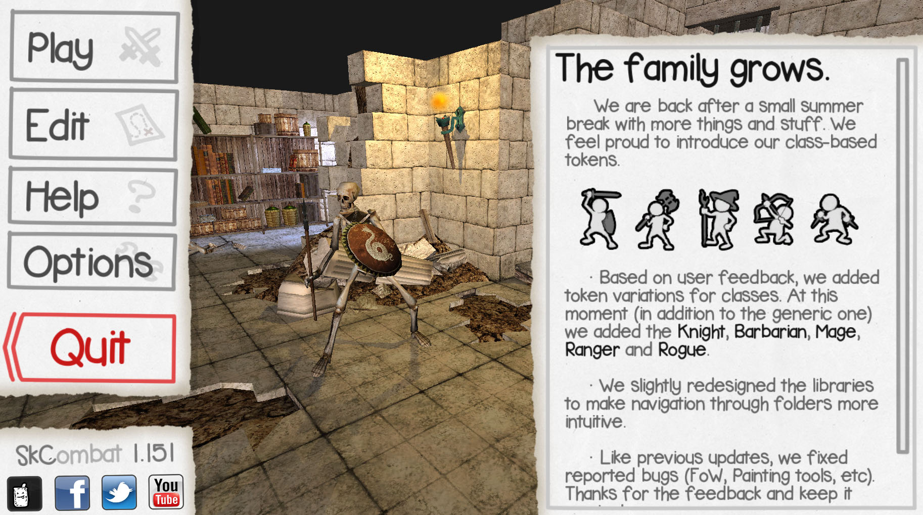 Screen01 Las partidas de Rol de mesa ahora en 3D con SKCombat