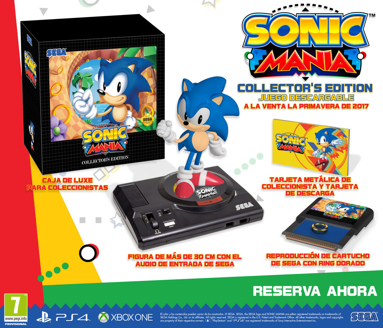 La edición coleccionista de Sonic Mania llegará a Europa y se podrá reservar en Amazon 2 sonic mania edición coleccionista