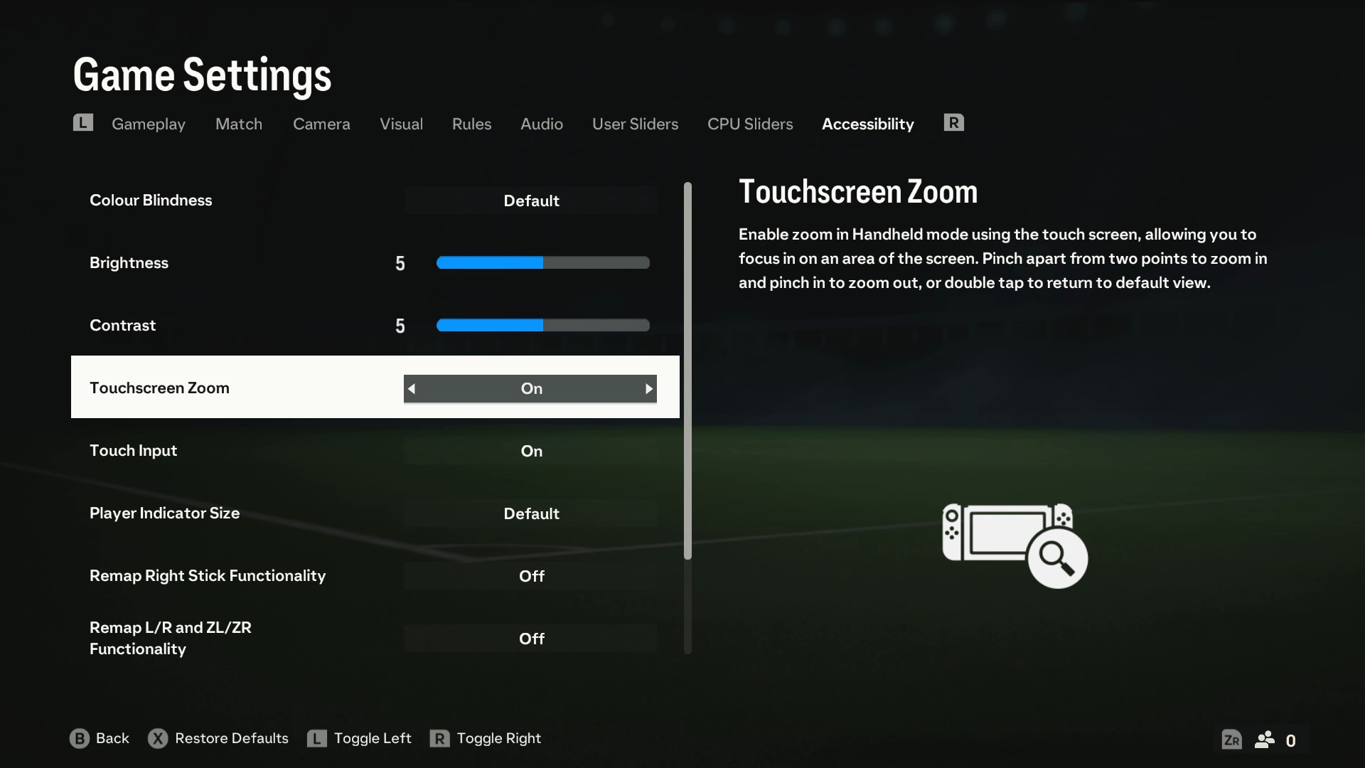 EA Sports FC 24 Switch: Nuevas características técnicas confirmadas 4 EA Sports FC 24 switch ajustes