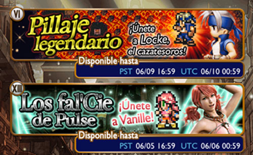 Vanille y Locke Final Fantasy Record Keeper: Locke y Vanille disponibles esta semana