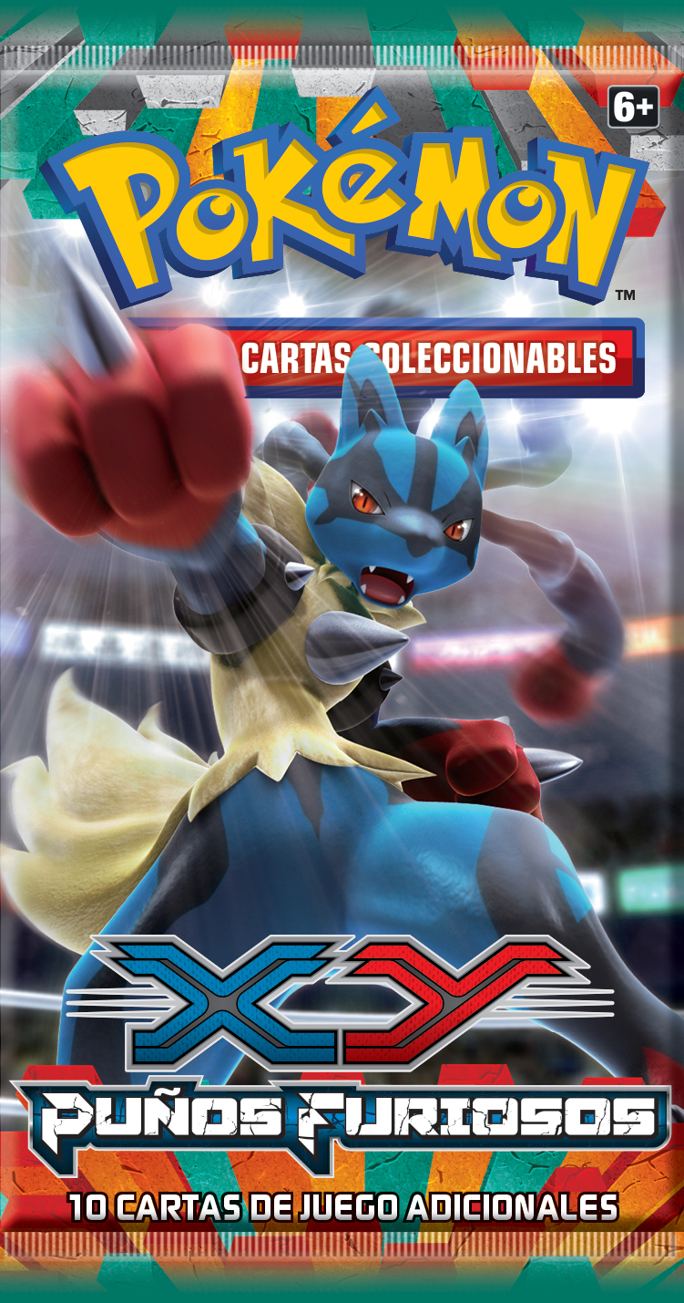 XY3 3D Booster Mega Lucario ES 300dpi Está disponible la expansión XY-Puños furiosos para el JCC Pokémon