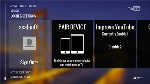 Youtube PS3 Playstation 3 recibe una renovada aplicación de Youtube