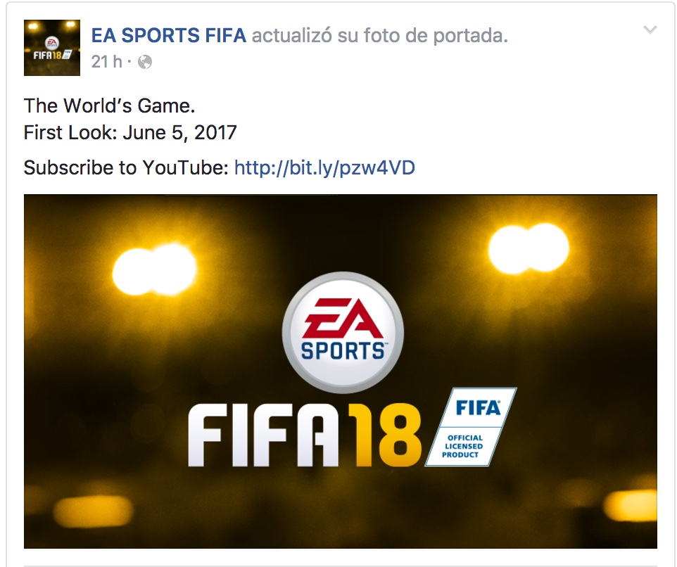 FIFA 18: ¡EA ha presentado hoy el primer tráiler con Cristiano Ronaldo como gran estrella! 5 fifa 18 ea facebook