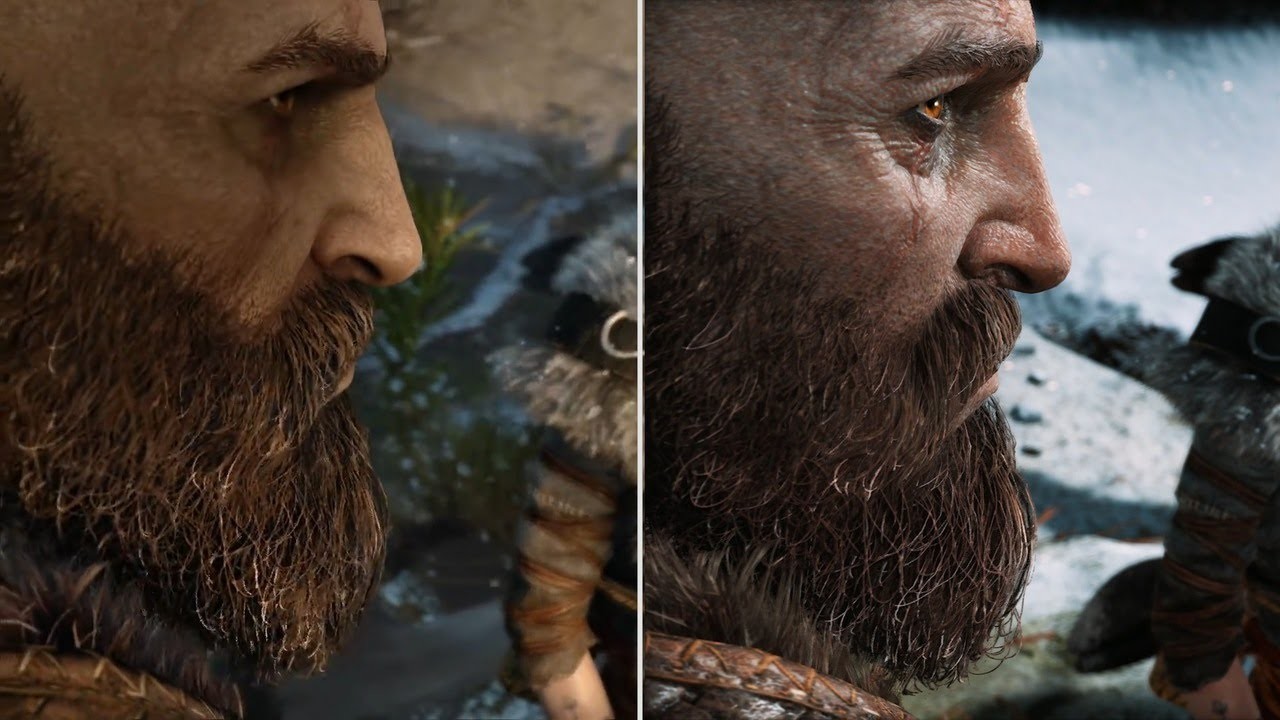 god of war e3 2016 vs 2018