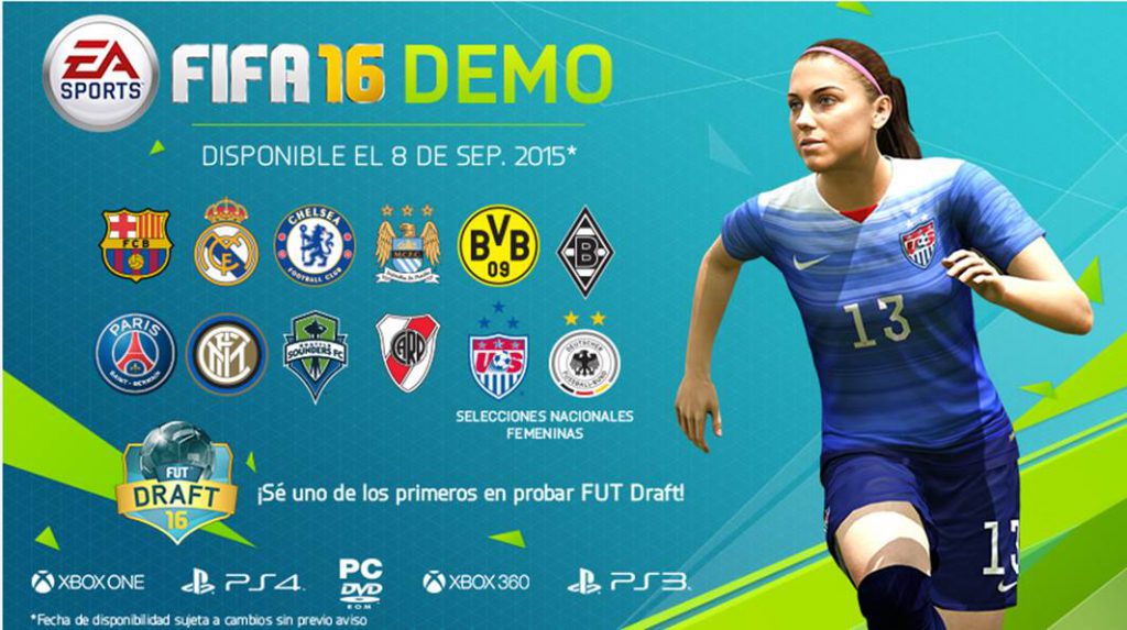 Demo FIFA 16: Disponible a partir del 8 de septiembre 2 demo fifa 16