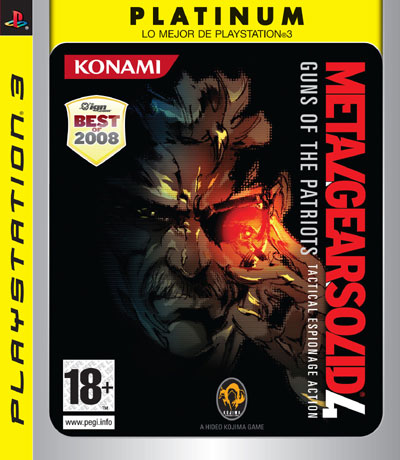 metal gear solid 4 platinum Metal Gear Solid 4: Guns of the patriot