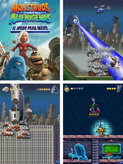 Monstruos contra Alienígenas monstruos contra alienígenas para móviles