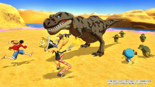 one piece misión dinosaurios Paquete Takoyaki y una nueva misión para One Piece Unlimited World R