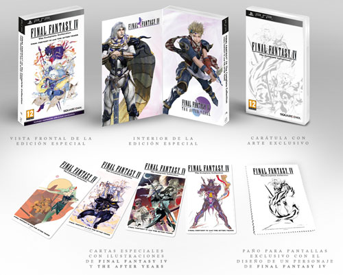 edición especial final fantasy IV ultimate collection pack edicion especial final fantasy IV ultimate collection Final Fantasy IV The Complete Collection: PSP espera su llegada en abril
