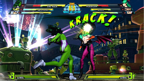 pantalla marvel vs capcom 3 pantalla marvel vs capcom 3 Análisis Marvel VS Capcom 3 Fate of Two Worlds: Cómic en movimiento