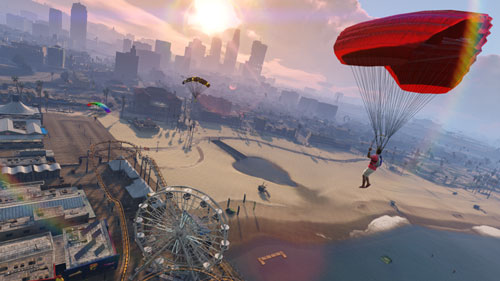 GTA Online se actualiza con el DLC de contenido playero 8 paracaidismo GTA online