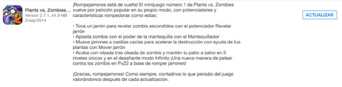 Los jarrones vuelven en la nueva actualización de Plants Vs Zombies 2 3 actualización plants vs zombies 2 septiembre