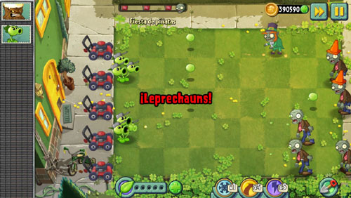 san Nuevo final boss y St Patrick's day para Plants Vs Zombies 2