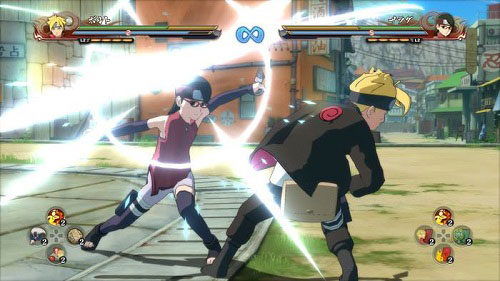 Los hijos de Naruto y Sasuke en el próximo SUN Storm 4 5 sarada