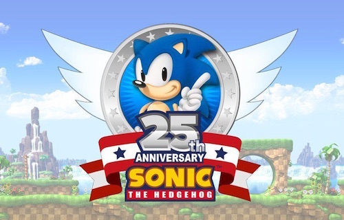 Sega nos muestra vía twitter el logo del 25 aniversario de Sonic 2 logo sonic 25 aniversario