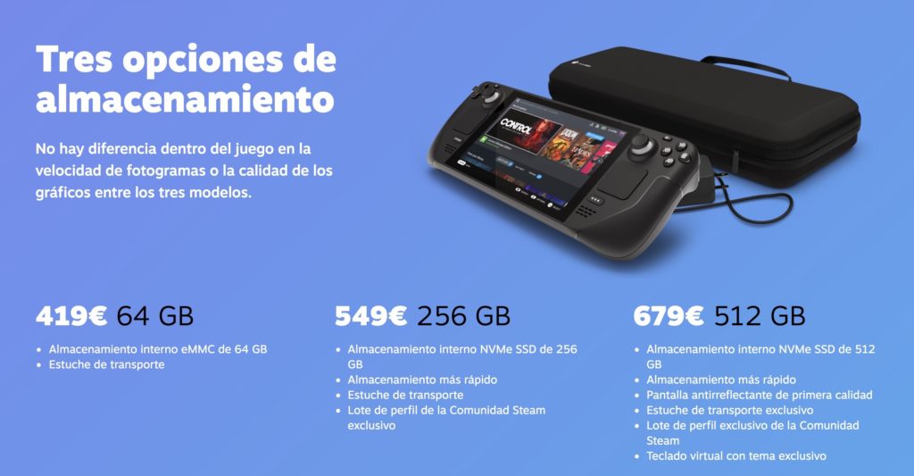 Steam Deck: un golpe en la mesa más que necesario 5 steam deck precios