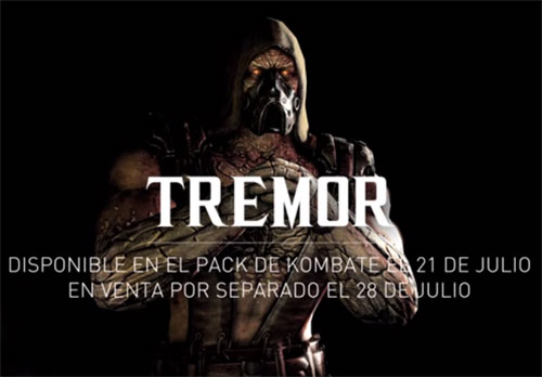 Tremor vuelve a Mortal Kombat X en un nuevo DLC 3 tremor