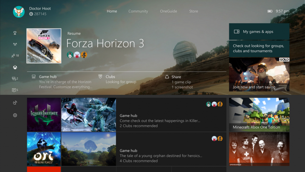 Actualización Xbox One: Major Nelson nos presenta la nueva interfaz 2 Actualización Xbox One primavera 2017