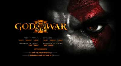 web oficial god of war 3