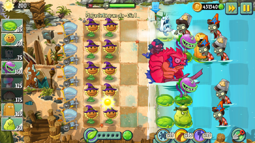 zombistein del lago Plants Vs Zombies 2: Llega el playero sexto mundo